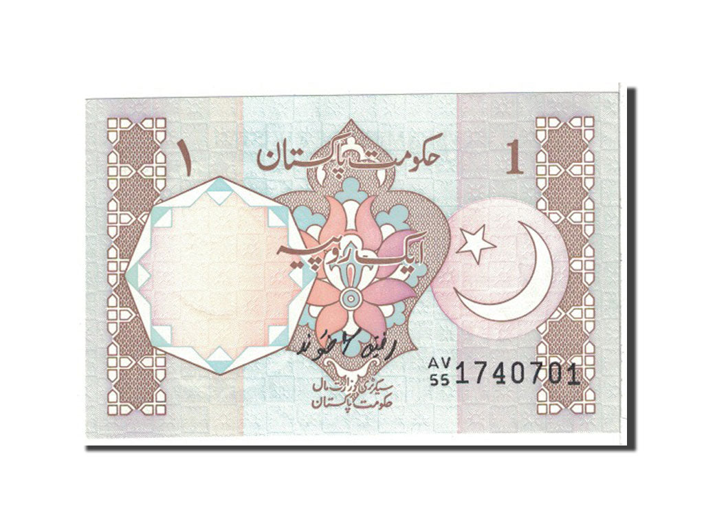 Banknote, Pakistan, 1 Rupee, 1983, Undated, KM:27h, UNC(65-70)