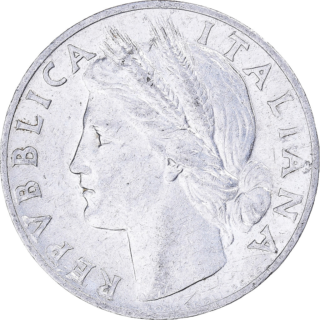 Moeda, Itália, Lira, 1948, Rome, EF(40-45), Alumínio, KM:87