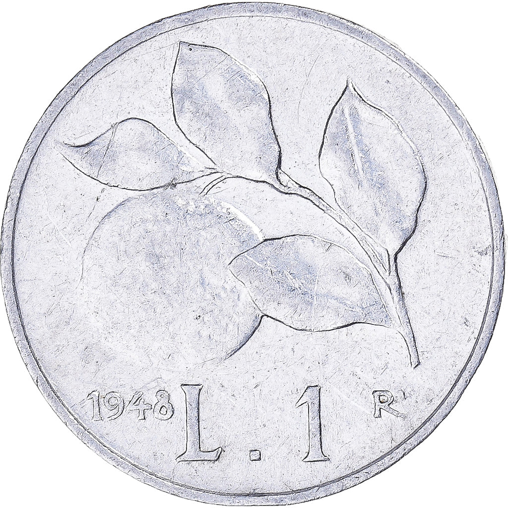 Moeda, Itália, Lira, 1948, Rome, EF(40-45), Alumínio, KM:87