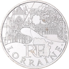 Francia, 10 Euro, 2011, Paris, Lorraine, FDC, Argento, KM:1743