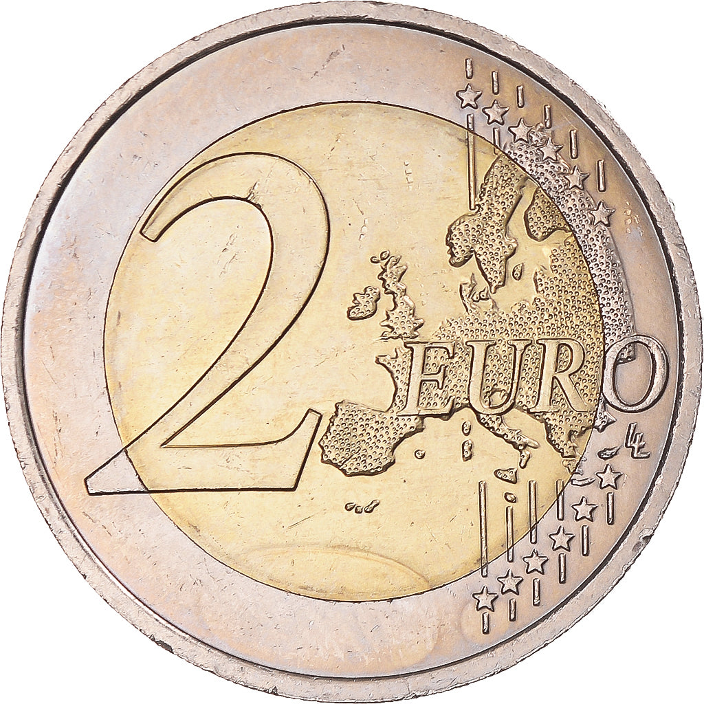 Mónaco, 2 Euro, Prince Albert II, 2009, SC, Bimetálico, KM:195