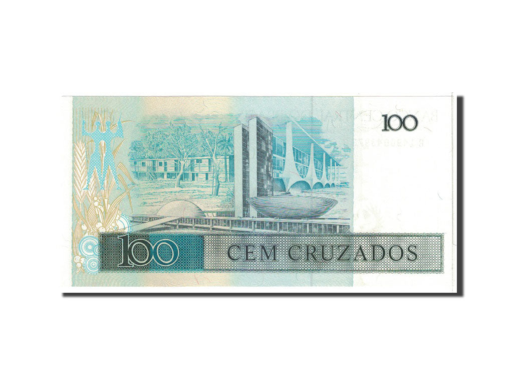 Banknote, Brazil, 100 Cruzados, 1987, Undated, KM:211b, UNC(65-70)