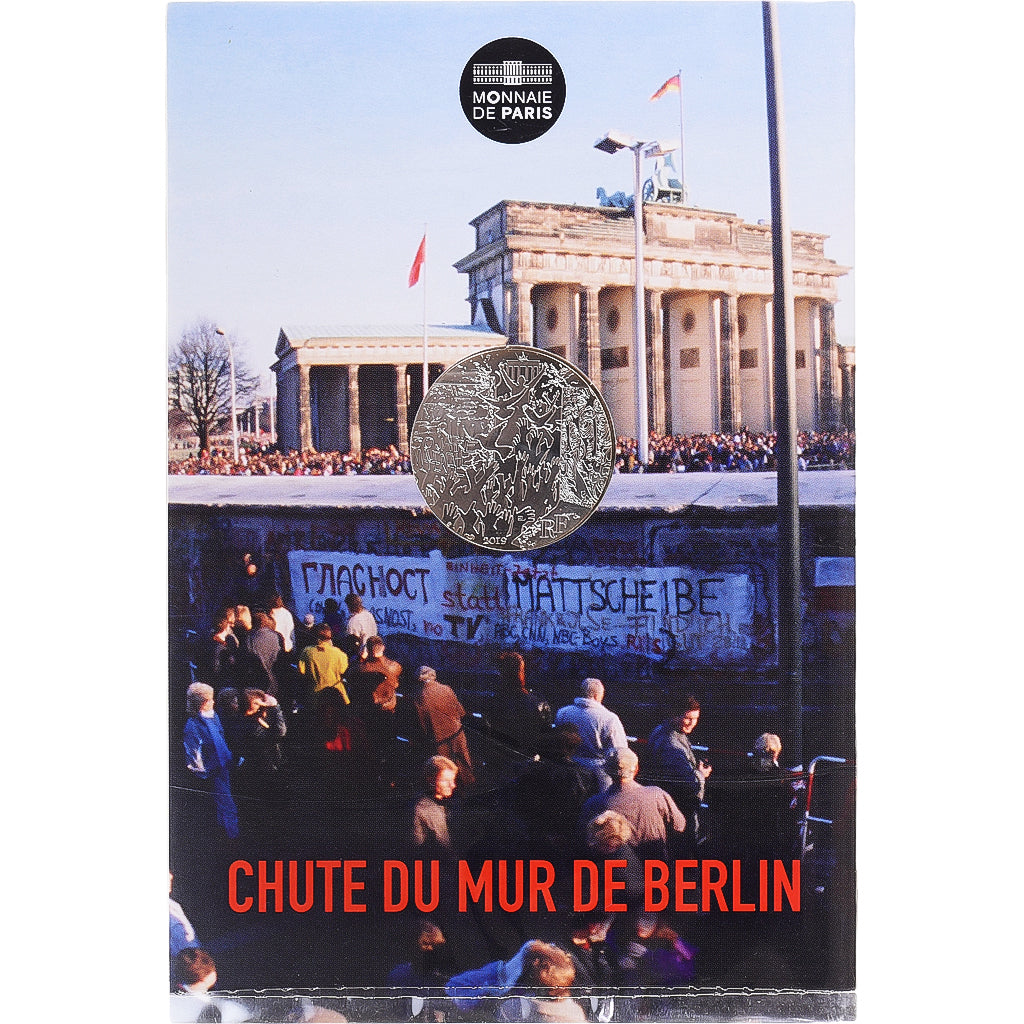 France, 10 Euro, 2019, Monnaie de Paris, Chute du mur de Berlin, MS(65-70)