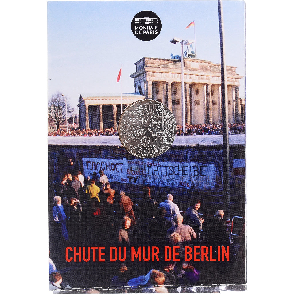 France, 10 Euro, 2019, Monnaie de Paris, Chute du mur de Berlin, MS(65-70)