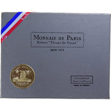 Coin, France, Coffret 1 c. à 10 frs., 1973, Monnaie de Paris, FDC, MS(65-70)