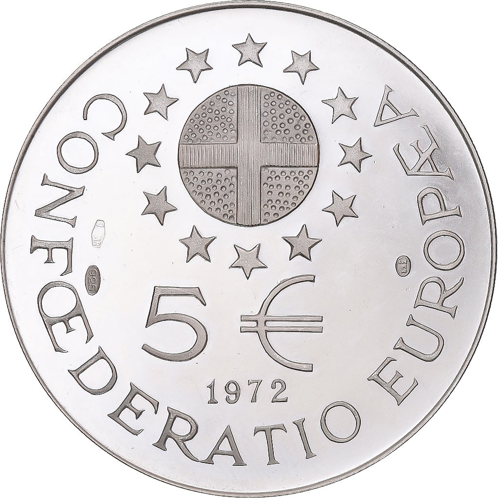 Union Européenne, 5 Ecu, 1972, Union PANEUROPA UNION 5 € Ecu 1972 NAPOLEON I