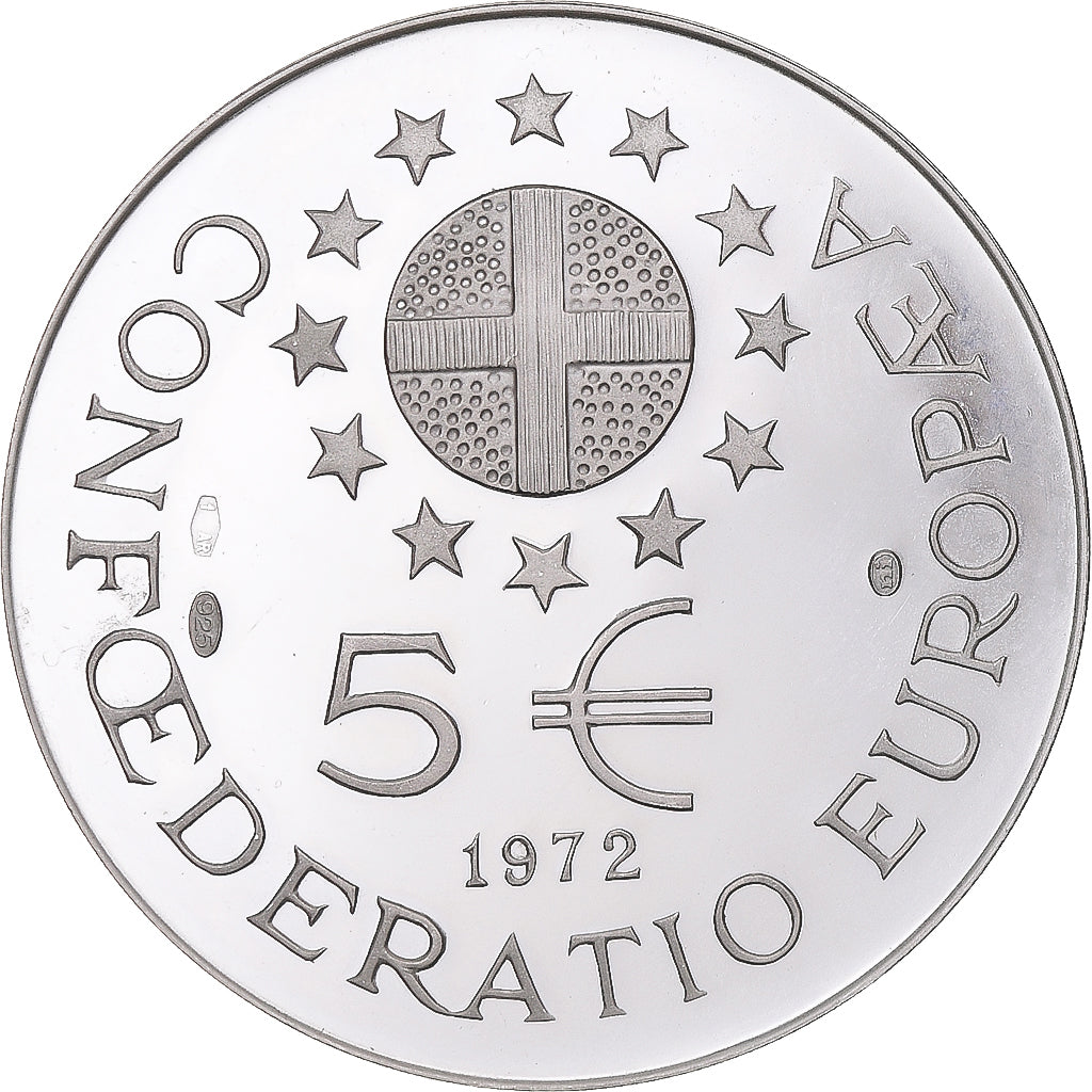Union Européenne, 5 Ecu, 1972, Union PANEUROPA UNION 5 € Ecu 1972 NAPOLEON I