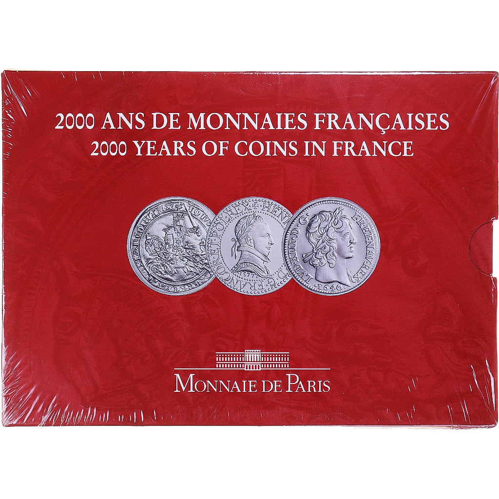 Francja, Coffret 3x 5 Francs, 2000 Ans de Monnaies Françaises (2/3), 2000