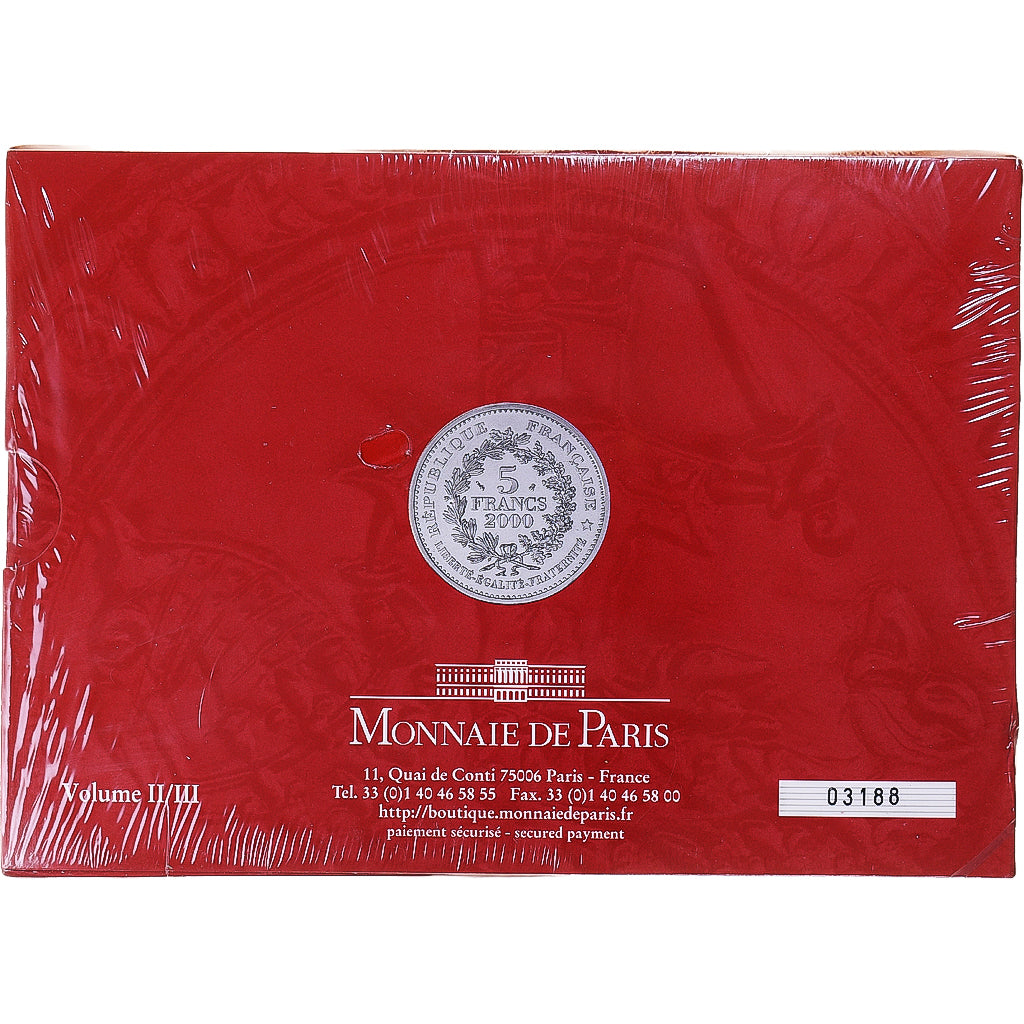 Francja, Coffret 3x 5 Francs, 2000 Ans de Monnaies Françaises (2/3), 2000