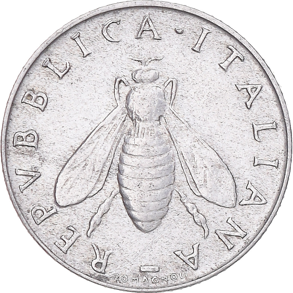 Moeda, Itália, 2 Lire, 1957, Rome, EF(40-45), Alumínio, KM:94