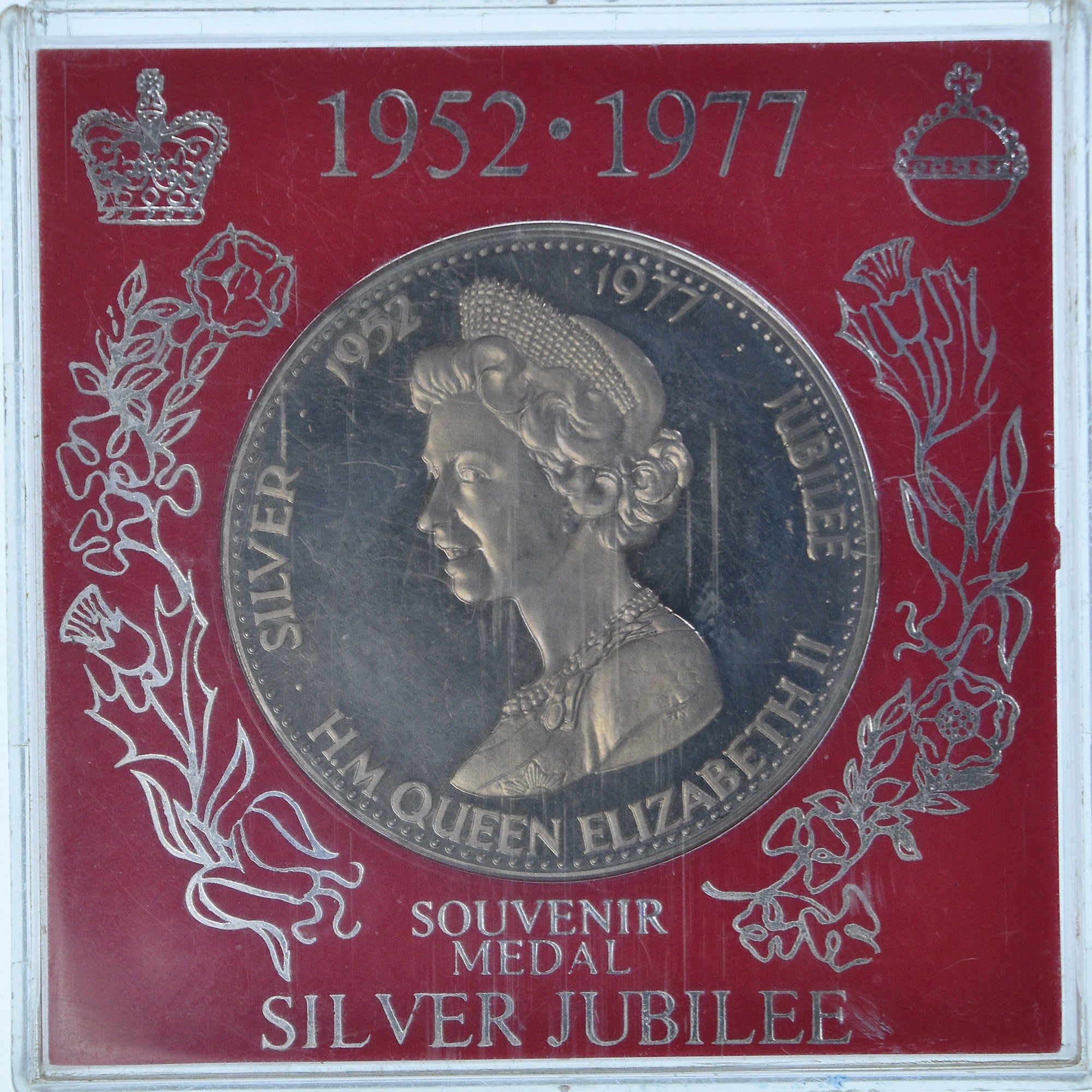 Wielka Brytania, medal, Queen Elizabeth II, Silver Jubilee, 1977, Miedź-Nikiel