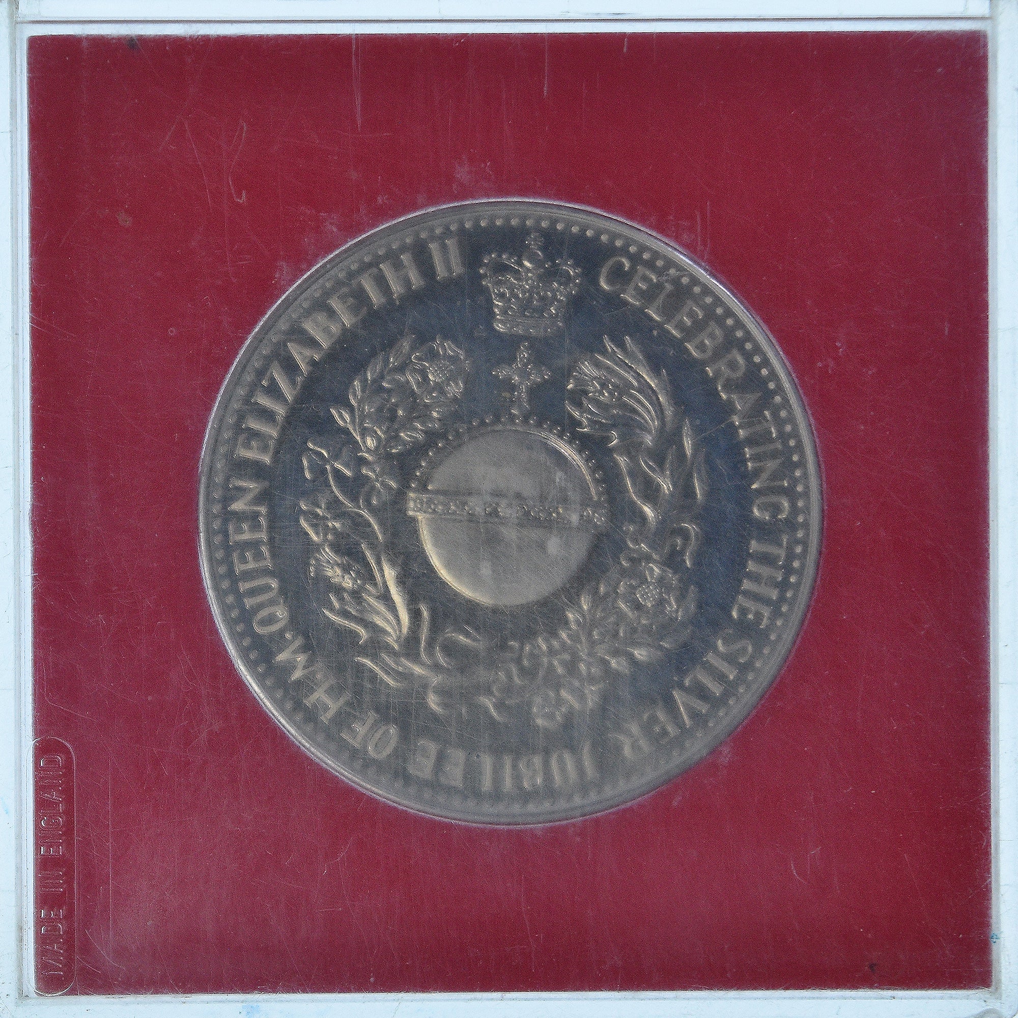 Wielka Brytania, medal, Queen Elizabeth II, Silver Jubilee, 1977, Miedź-Nikiel