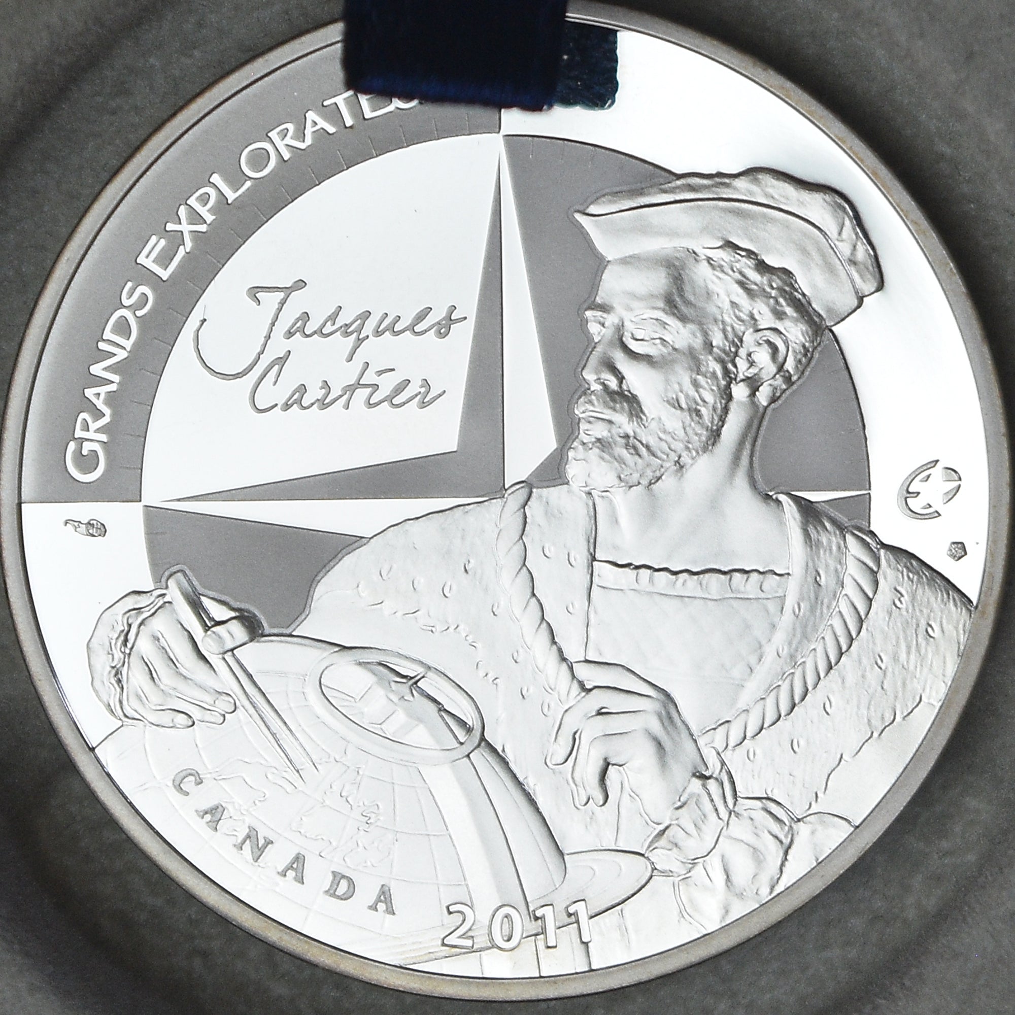 França, Monnaie de Paris, 10 Euro, 2011, Paris, Great Explorer - Jacques