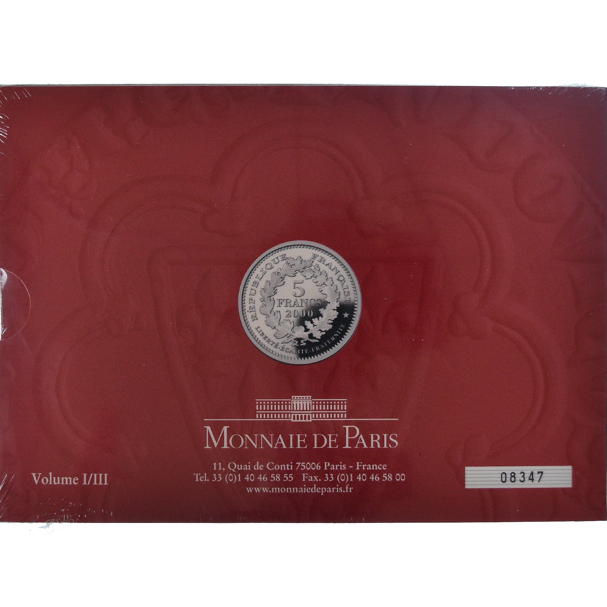 France, Coffret 3x 5 Francs, 2000 Ans de Monnaies Françaises (1/3), 2000