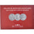 Francia, Coffret 3x 5 Francs, 2000 Ans de Monnaies Françaises (2/3), 2000