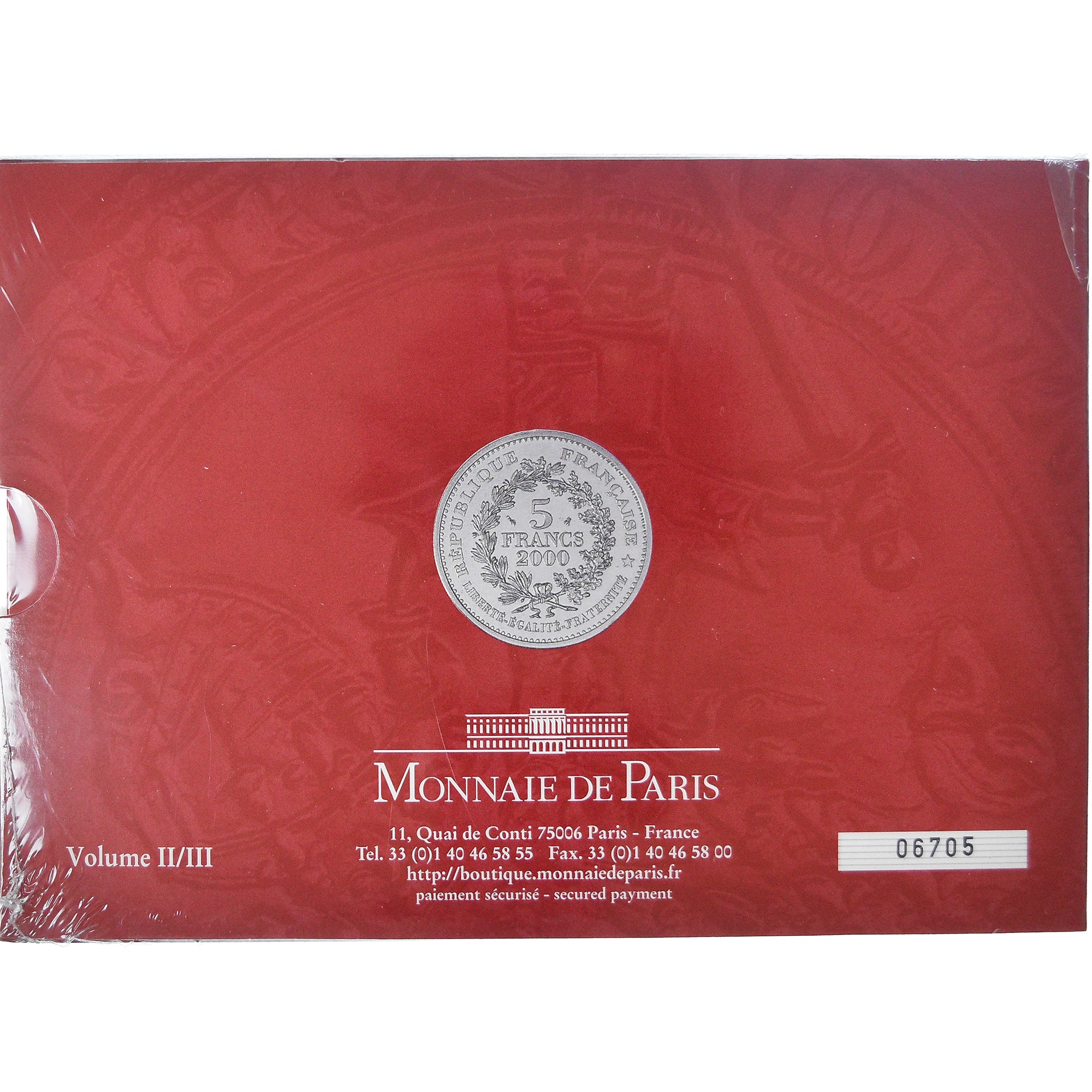 Francia, Coffret 3x 5 Francs, 2000 Ans de Monnaies Françaises (2/3), 2000
