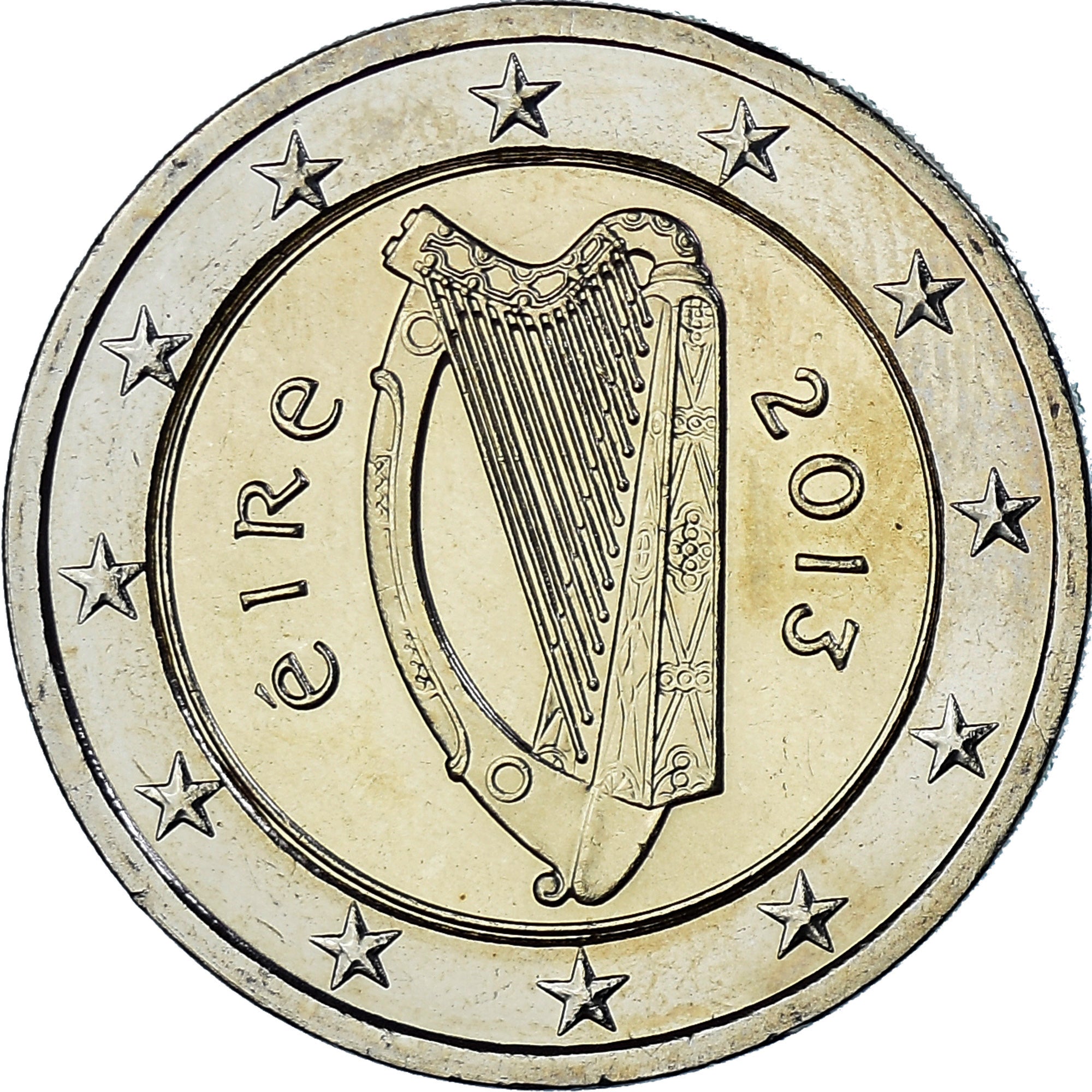 IRELAND REPUBLIC, 2 Euro, 2013, Sandyford, MS(63), Bi-Metallic, KM:51