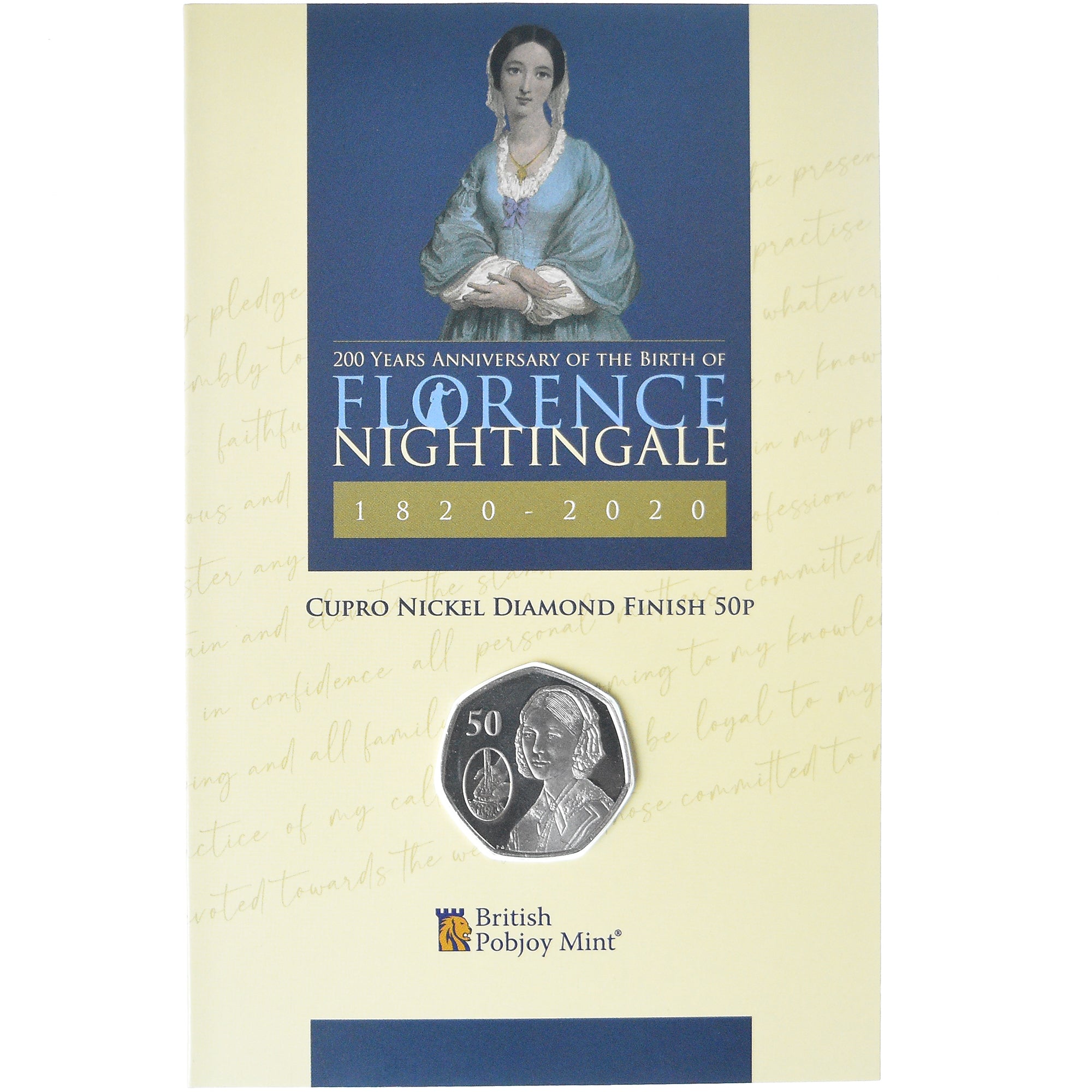 Moneda, British Indian Ocean, 50 Pence, 2020, Pobjoy Mint, Florence