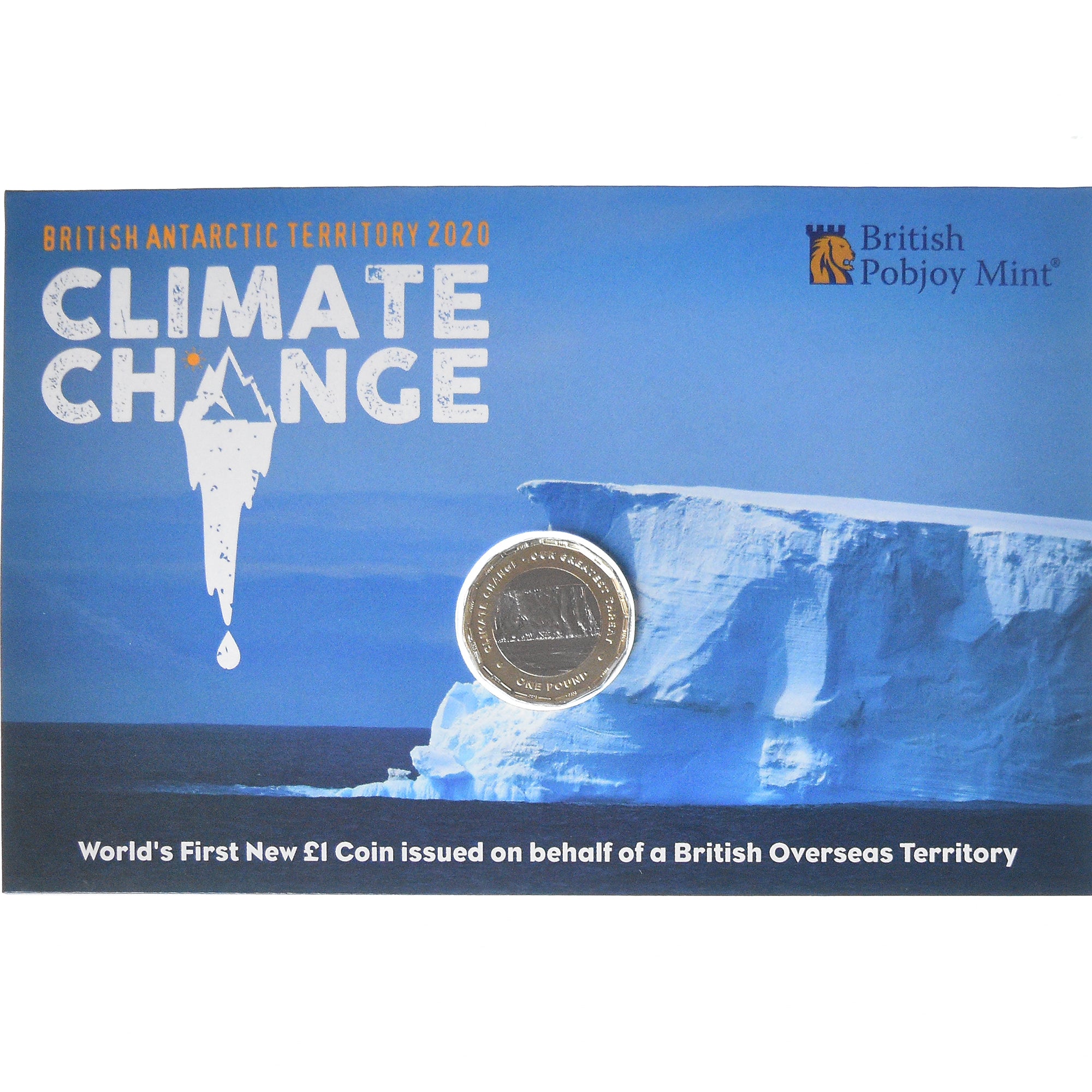 Moneda, British Antarctic Territory, Pound, 2020, Pobjoy Mint, Changement