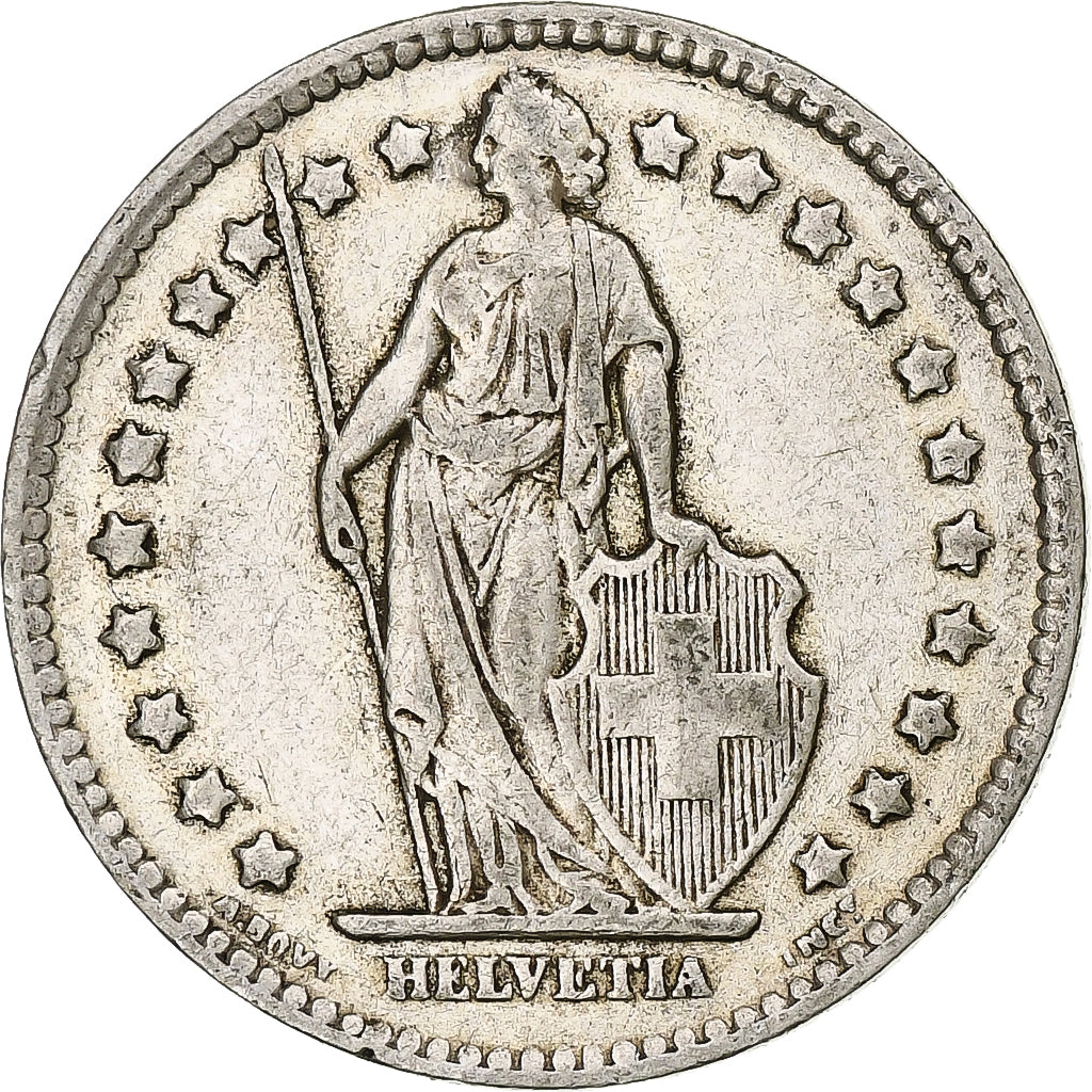 Munten, Zwitserland, Franc, 1940, Bern, FR+, Zilver, KM:24