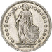 Munten, Zwitserland, Franc, 1940, Bern, FR+, Zilver, KM:24