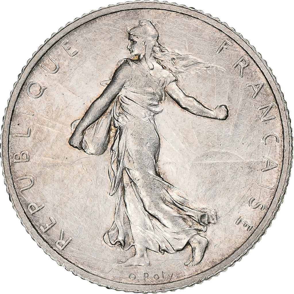 Coin, France, Semeuse, Franc, 1904, Paris, AU(55-58), Silver, KM:844.1