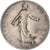 Moneta, Francja, Semeuse, Franc, 1904, Paris, AU(55-58), Srebro, KM:844.1