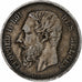 Moeda, Bélgica, Leopold II, 5 Francs, 5 Frank, 1868, VF(30-35), Prata, KM:24