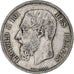 Moeda, Bélgica, Leopold II, 5 Francs, 5 Frank, 1869, VF(20-25), Prata, KM:24