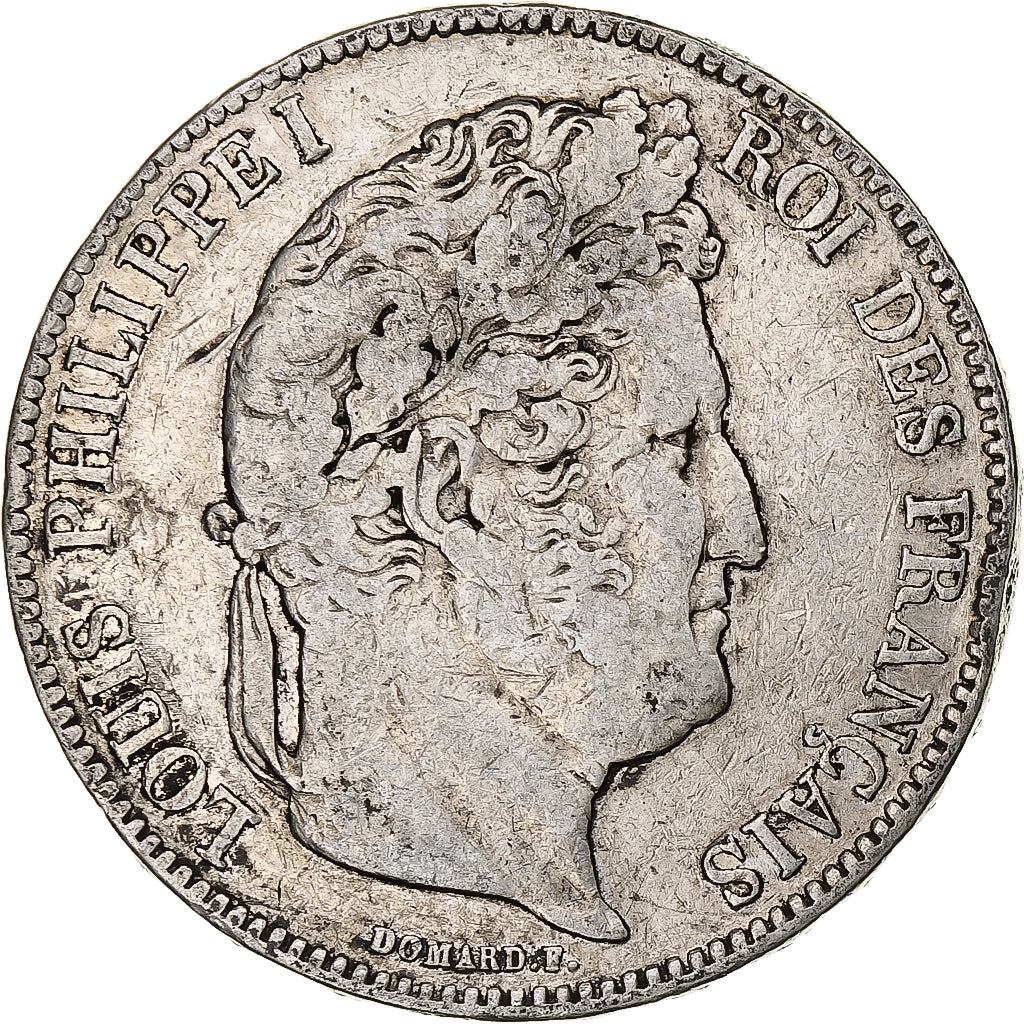 Munten, Frankrijk, Louis-Philippe, 5 Francs, 1834, Nantes, FR, Zilver