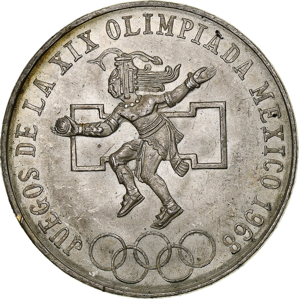 Moneta, Messico, 25 Pesos, 1968, Mexico, SPL-, Argento, KM:479.1