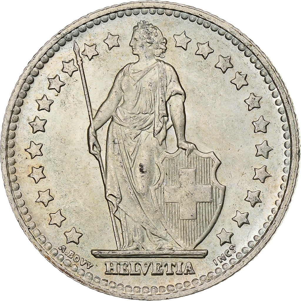 Munten, Zwitserland, Franc, 1944, Bern, UNC-, Zilver, KM:24
