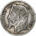 Munten, Frankrijk, Napoleon III, Franc, 1868, Paris, ZG+, Zilver, KM:806.1