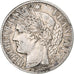 Coin, France, Cérès, Franc, 1871, Bordeaux, AU(50-53), Silver, KM:822.2