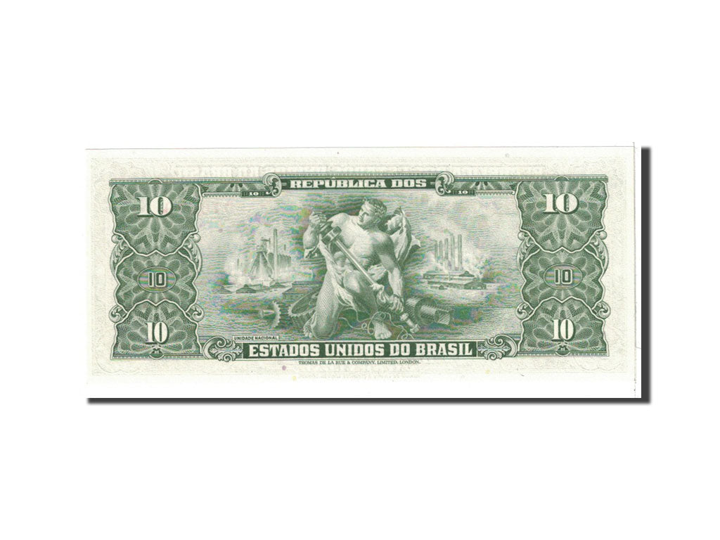 Banknote, Brazil, 1 Centavo on 10 Cruzeiros, 1966, Undated, KM:183b, UNC(65-70)