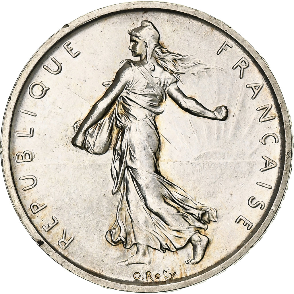 France, Semeuse, 5 Francs, 1960, MS(63), Silver, KM:926, Gadoury:770, Le