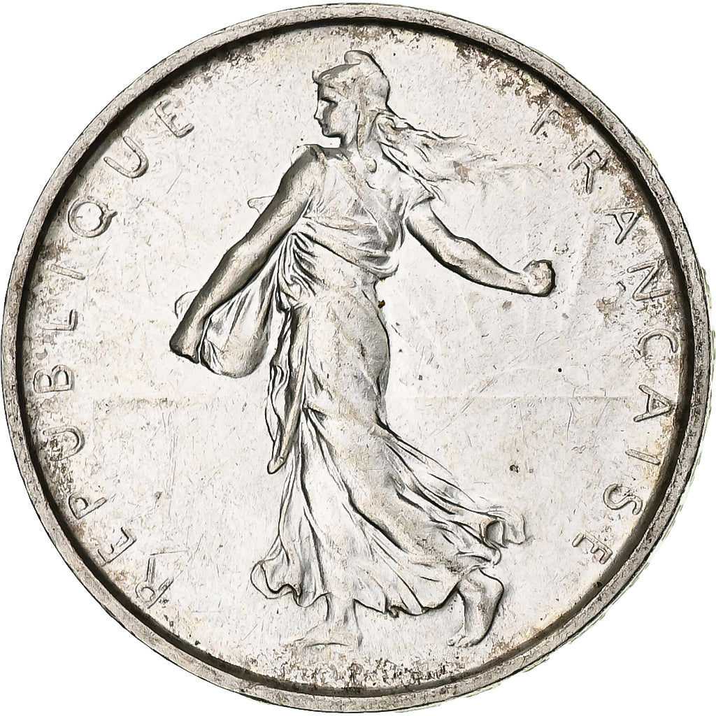 Francia, Semeuse, 5 Francs, 1967, Paris, SPL-, Argento, KM:926