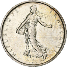 France, Semeuse, 5 Francs, 1969, Paris, MS(63), Silver, KM:926, Gadoury:770, Le