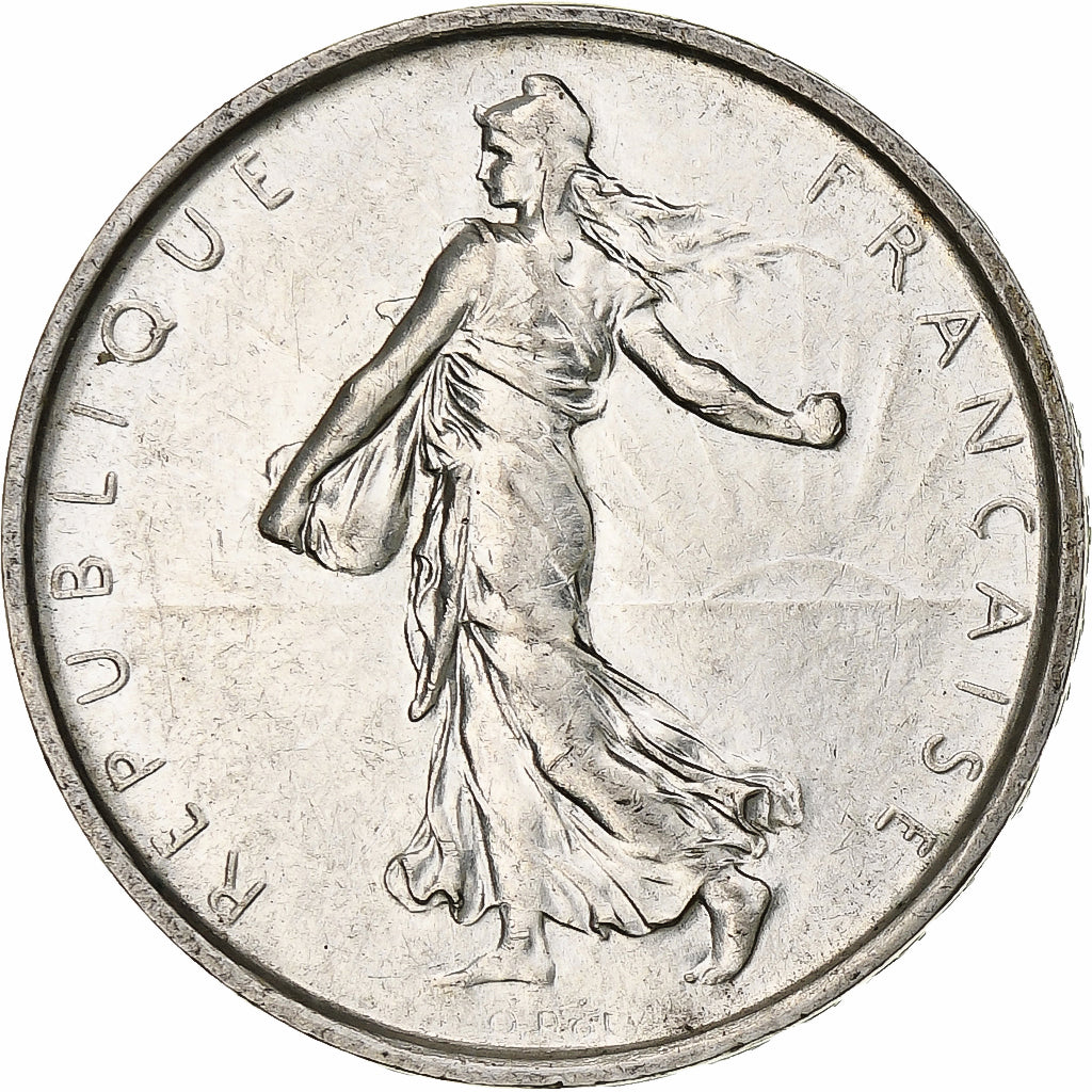 France, Semeuse, 5 Francs, 1969, Paris, SPL, Argent, Gadoury:770, KM:926, Le