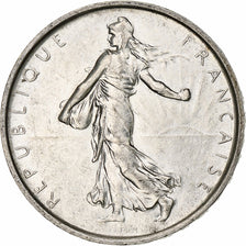 France, Semeuse, 5 Francs, 1969, Paris, SPL, Argent, Gadoury:770, KM:926, Le
