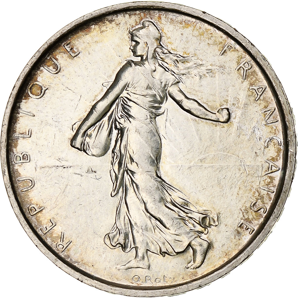 Frankreich, Semeuse, 5 Francs, 1969, Paris, UNZ+, Silber, KM:926, Gadoury:770