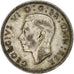 Gran Bretagna, George VI, Florin, Two Shillings, 1940, BB, Argento, KM:855