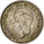 Großbritannien, George VI, Florin, Two Shillings, 1943, SS+, Silber, KM:855