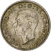 Großbritannien, George VI, Florin, Two Shillings, 1943, SS+, Silber, KM:855