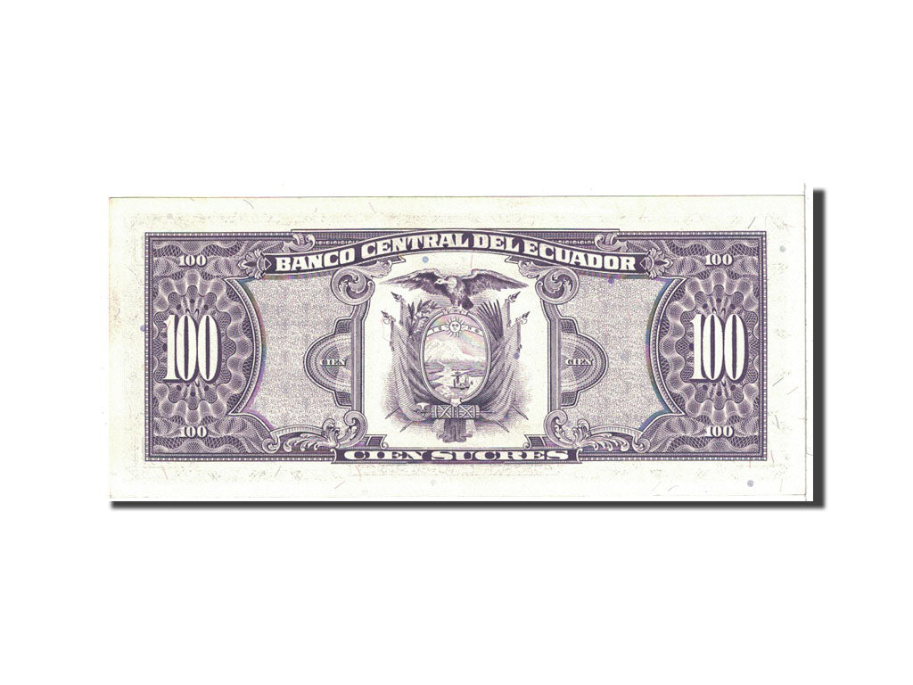 Banknote, Ecuador, 100 Sucres, 1991, 1991-06-16, KM:123Aa, UNC(63)