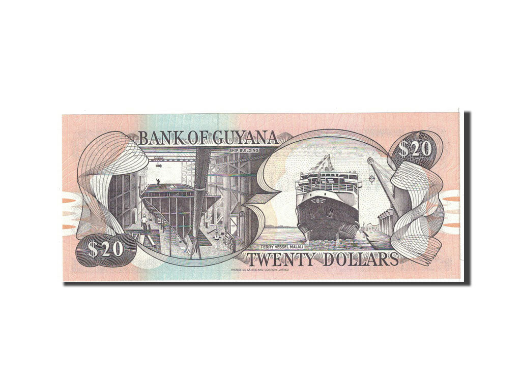 Banknote, Guyana, 20 Dollars, 1989, Undated, KM:27, UNC(65-70)