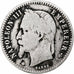 Francia, Napoleon III, 50 Centimes, 1867, Paris, BC, Plata, KM:814.1