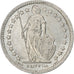 Szwajcaria, 1/2 Franc, 1957, Bern, AU(50-53), Srebro, KM:23