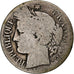 France, Cérès, Franc, 1849, Paris, VG(8-10), Silver, KM:759.1