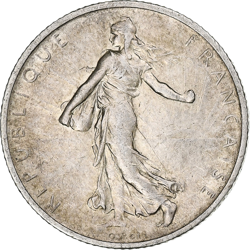 France, Semeuse, Franc, 1901, Paris, TTB+, Argent, Gadoury:467, KM:844.1